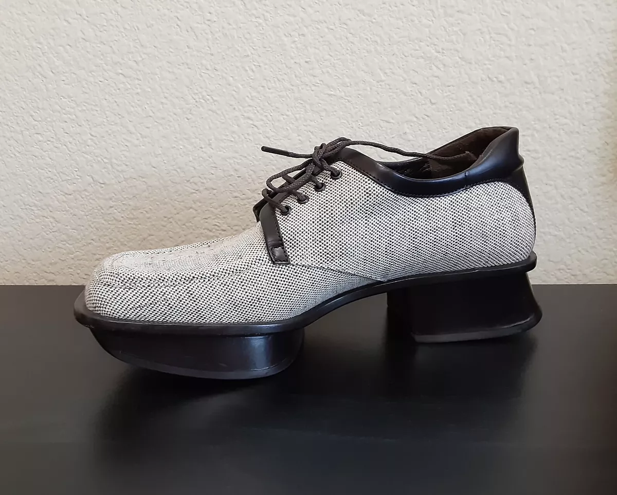 Prada canvas hotsell shoes
