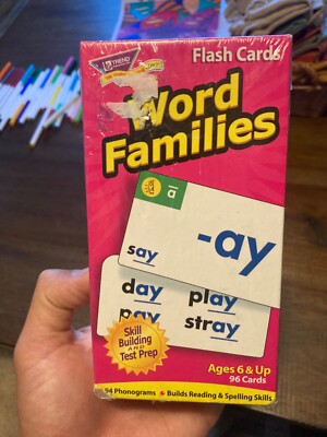 SEALED Trend Enterprises: More Picture Words Skill Drill Flash Cards