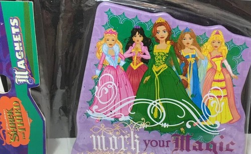 Shrek The Third: Princess Fiona Dreamworks Work Your Magic Magnet Fridge New - Picture 7 of 9