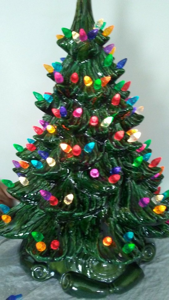 50 MEDUM TWIST BULBS PEGS Ceramic Christmas Tree Lights Replacement eBay