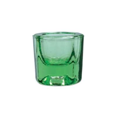 maxill Autoclavable 10oz Glass Dappen Dish, Green, 1/Pk