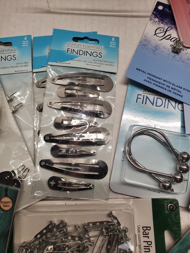 Lote para hacer joyas aprox 53 paquetes NUEVO hallazgos cuentas acentos joyas dijes - Imagen 7 de 12