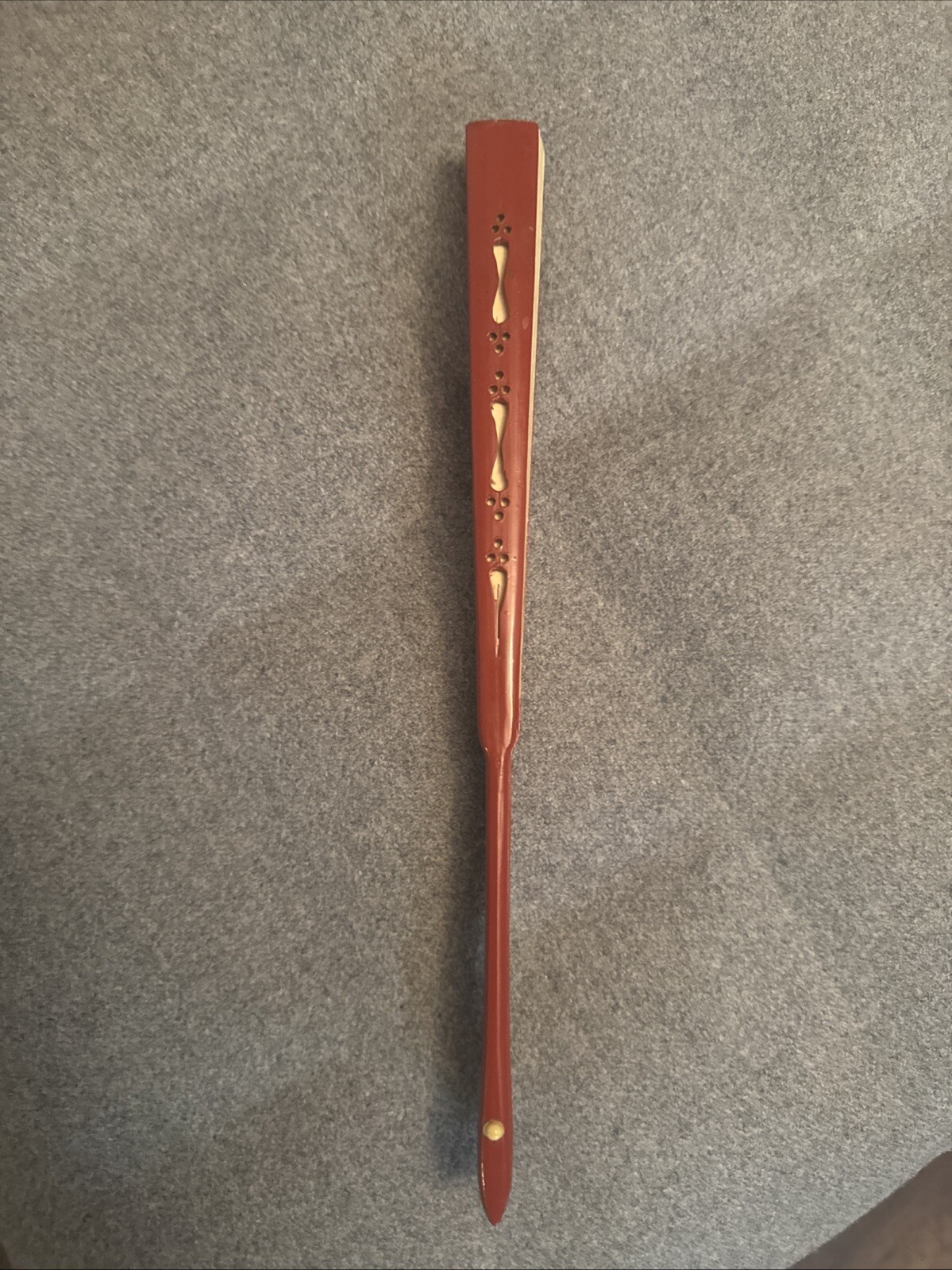 1945 Vintage Hand Painted Asian Japanese Wall Art Fan