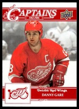 2025-26 UD Centennial Detroit Red Wings Captains Danny Gare #176