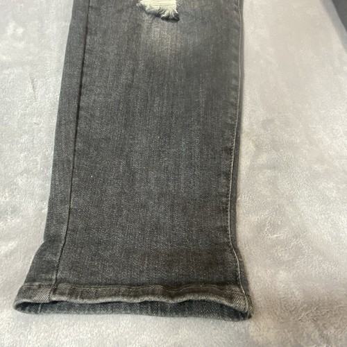 Judy Blue Jeans 24W Plus Boyfriend Paint Splatter Distressed Black Grunge NEW - Picture 11 of 12