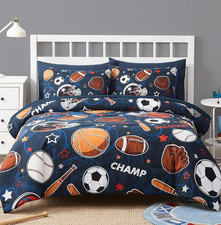Full Kids Comforter Set - 7 Pieces Full Bedding Sets for Boys Teen, Glow in the