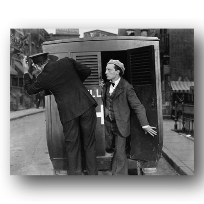Buster Keaton Edward Sedgwick Photo 8x10 The Cameraman Film Set 1928-2