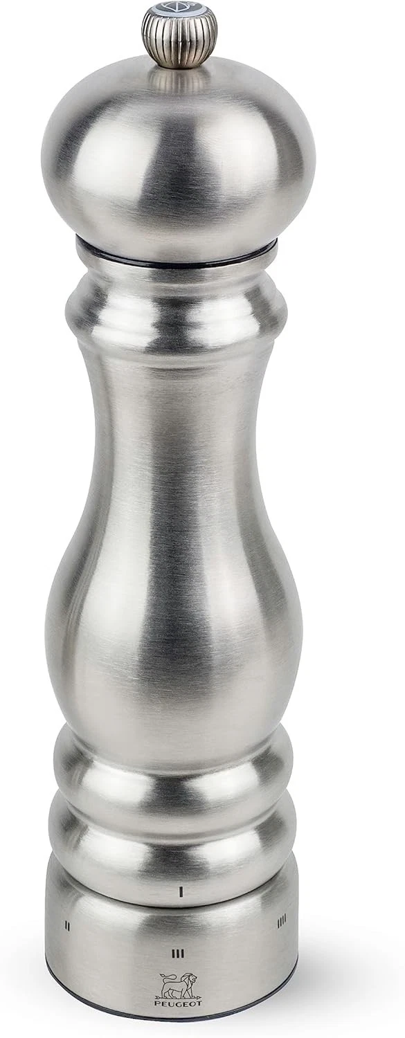 Manual Salt Mill - Adjustable Grinder - Stainless Steel