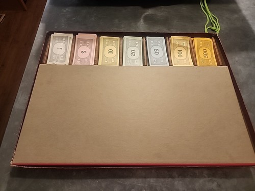 Vintage 1960s Parker Brothers Monopoly Game Real Estate Board Game - Red Box - Picture 7 of 11