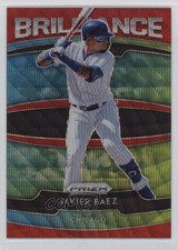 2020 Panini Prizm Brilliance Red Wave Prizm 65/99 Javier Baez #B-5 ms9