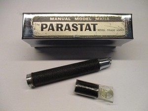 VINTAGE WATTS PARASTAT VINYL RECORD & CARTRIDGE STYLUS BRUSH & 50 + MAGNIFIER