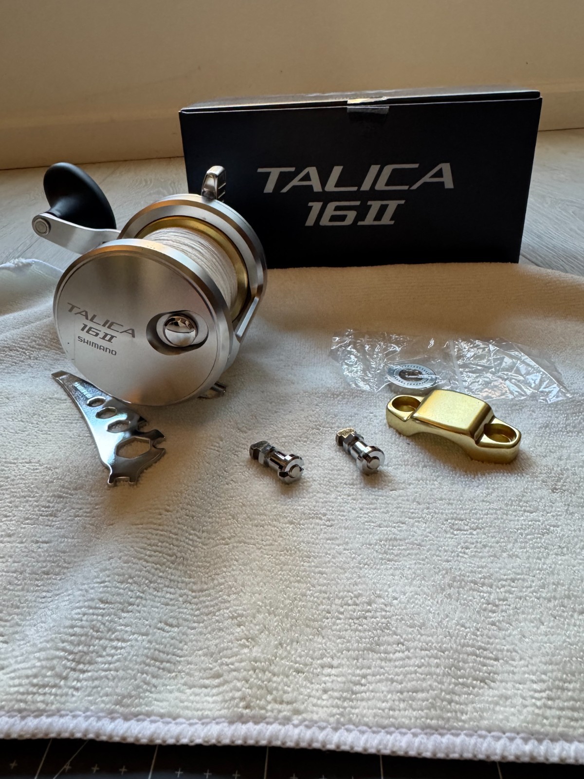 Used SHIMANO TALICA 16II 2-Speed Reel (New Model)  w/ #80 Ma