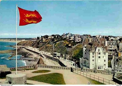 AK - 50 - Granville - Der Strand und die Zwickelplatte - Die Normandie Etab