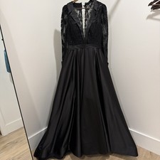 Disney Allure Black Bridal Dress Size 14 Style DVL 14 Jafar