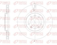 Remsa 2X Bremsscheibe BelüFtet Hinterachse FüR Peugeot Expert Kasten V_ V