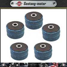 Premium Zirconia Flap Sanding Disc Grinding Wheel 40 Grit 4-1/2 x 7/8" 50Pack