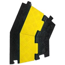 Electriduct Cp-Rps-212-Rt-Yl Cable Protector 45 Deg Right Turn, 1-7/8 In H, 16