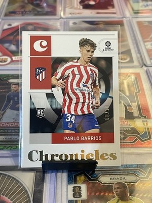 Pablo Barrios RC /10   2023-24 Panini Chronicles Atletico Madrid Spain Rookie