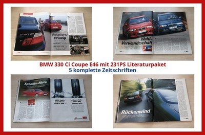 BMW 330 Ci Coupe E46 mit 231PS Literaturpaket - 5 komplette Zeitschriften