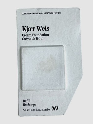 $46 KJAER WEIS Silken Delicate Cream Foundation Refill Recharge 0.28 fl oz