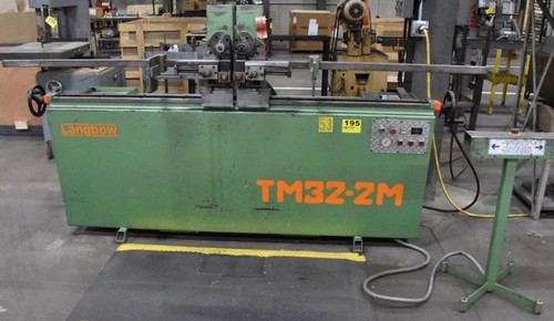 LANGBOW Model TM32-2M Adjustable Twin Head Vertical Press Type Tube Bender