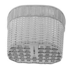 Rear Bike Basket - Plastic Bicycle Rear Cargo Basket for Groceries and Outdoor