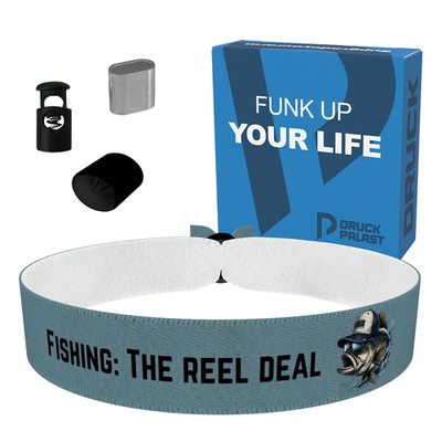 Fishing The Reel Deal Armband - Wasserfest & Langlebig - Geschenk für Angler