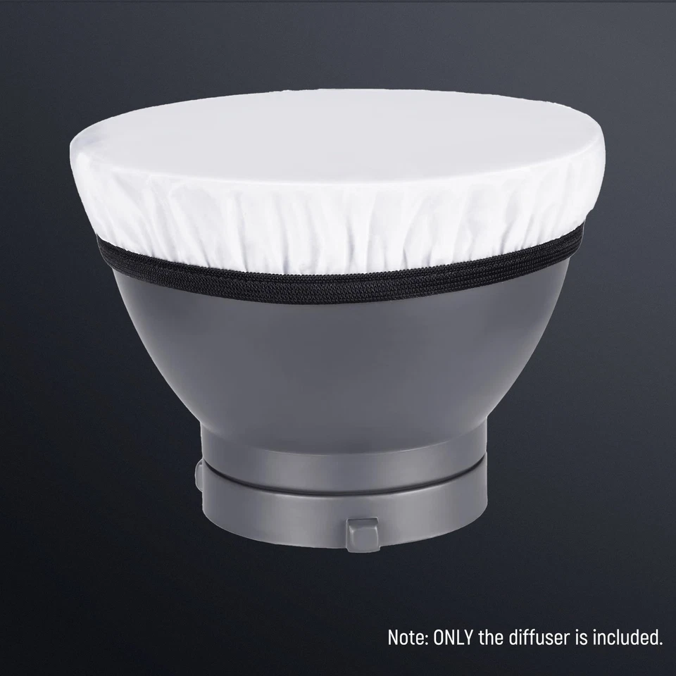 Neewer 2-Pack 7" Diffuser Socks for Studio Strobe Reflector Portrait Video Shoot - Image 2 of 4