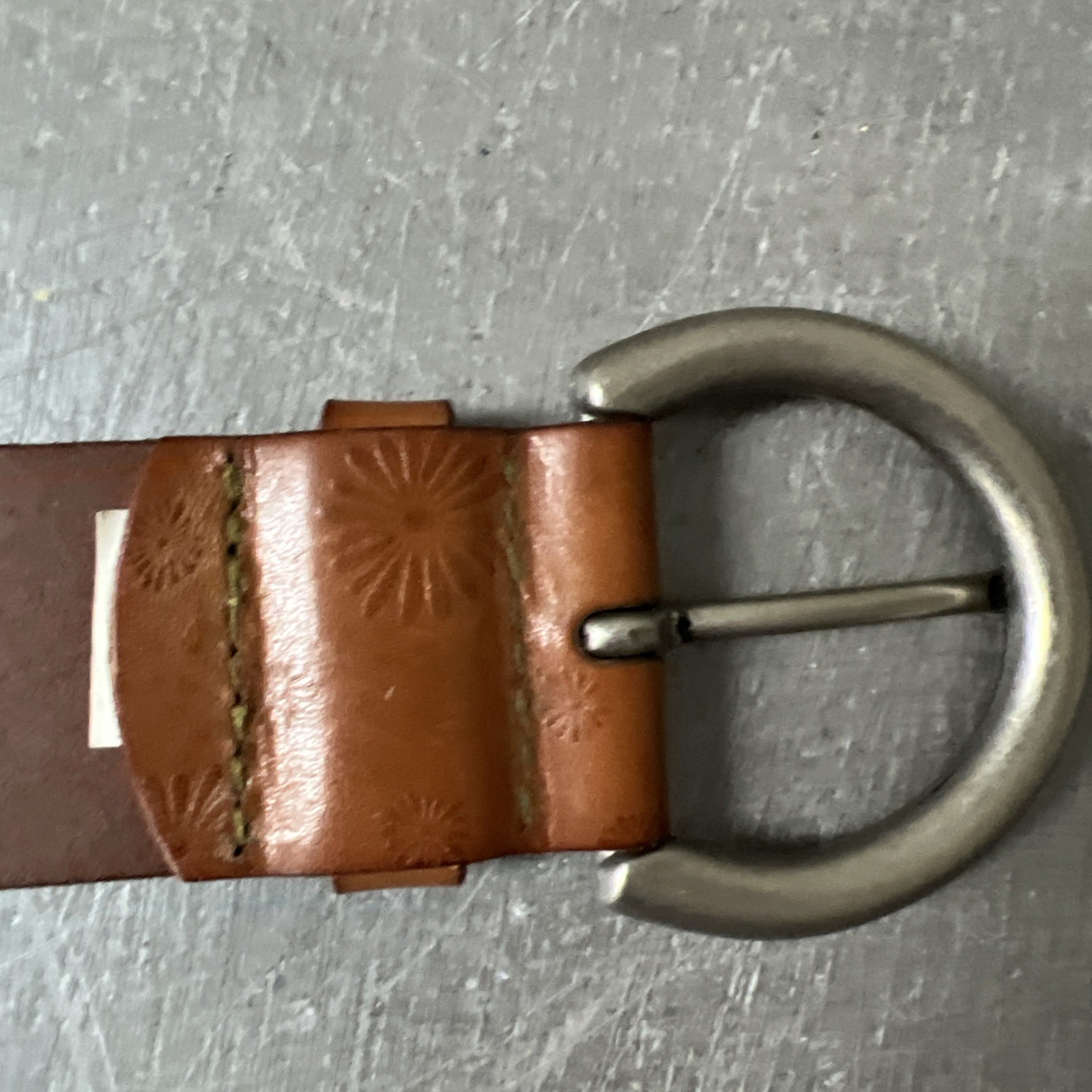 Fossil Leather Brown Multicolor Patchwork BOHO Be… - image 16