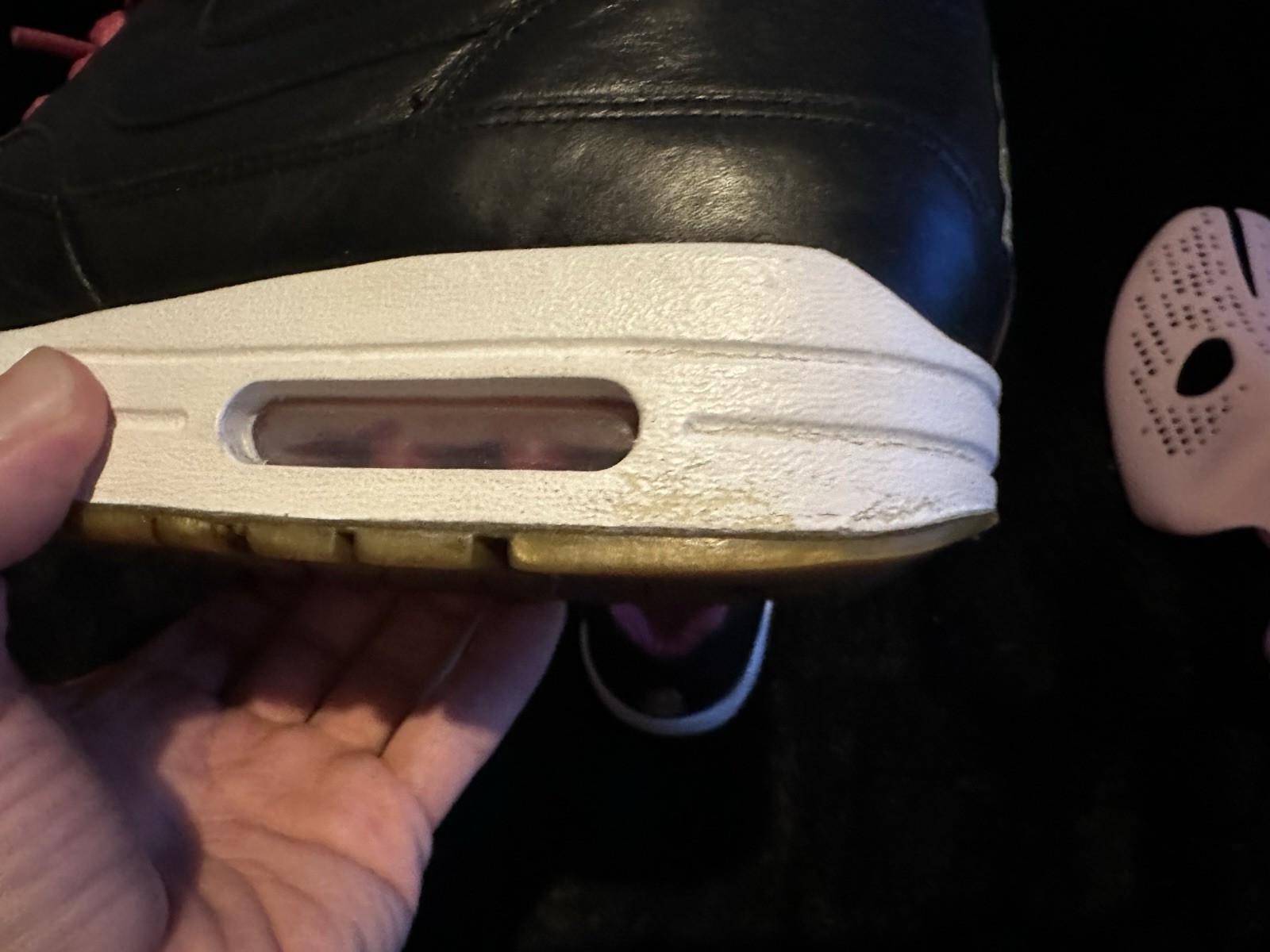 Nike Kid Robot x Air Max 1 Black Size UK6(40) Very Rare image 9