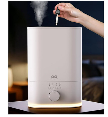 6L Top Fill Humidifier, 60 HR Runtime Ultrasonic, Quiet Cool Mist, Aromatherapy