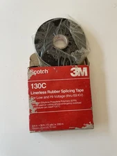 3M Scotch 130C Linerless Rubber Splicing Tape