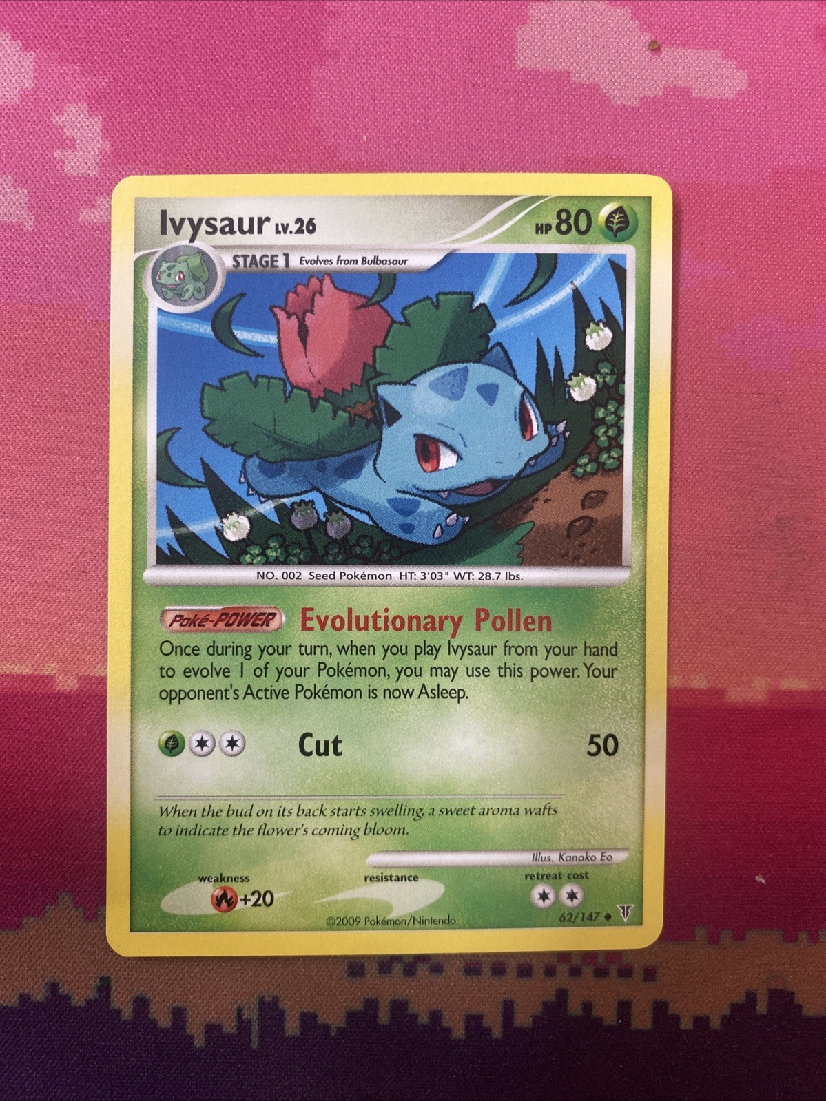 Pokemon Card Ivysaur Supreme Victors Uncommon 62/147 Near Mint