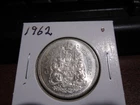 1962 - Canada 50 cent  - Canadian Silver half dollar -