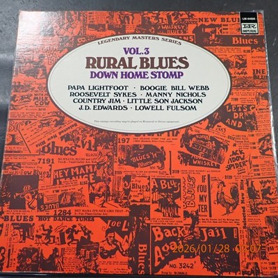 Rural Blues Vol 3: Down Home Stomp IMPERIAL LM-94006 12'' LP NM Papa Lightfoot