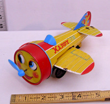 HAPPY 711 COMIC AIRPLANE TIN FRICTION TOY JAPAN