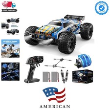 1:10 Large High Speed Remote Control Car with LED Shell Lights, 48 KM/H, 4WD...