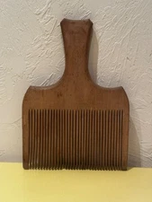 Antique Primitive Old Wooden Weaving Loom Parts COMB.