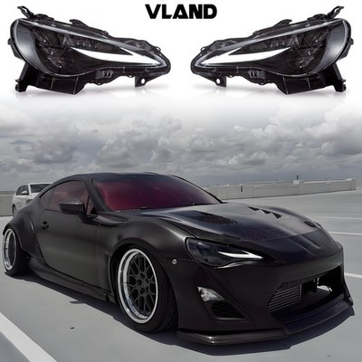 VLAND Full LED Projector Headlights For 2012-2019 2020 Toyota 86 Subaru BRZ FR-S