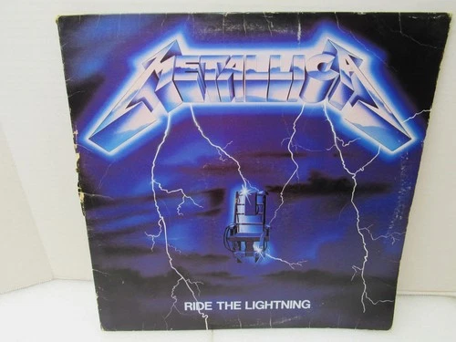Metallica Ride The Lightning Elektra Megaforce 60396-1 1984 1st Press Vinyl LP