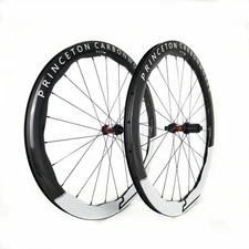 700C Carbon Road Bike Disc Brake Wheelset Clincher/Tubeless Glossy Matte Finish