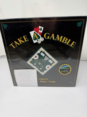 Take A Gamble Board Game - Unique Casino Style Board Game with Dice Poker Cards