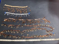 Assorted Beaded Ribbon Tassel Fringe Pieces