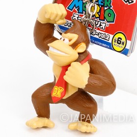 Donkey Kong Figure Keychain Nintendo Super Mario JAPAN FAMICOM SNES