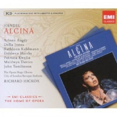HICKOX/AUGER/KUHLMANN/JONES/GEORG FRIEDRICH HÄNDEL - ALCINA 4 CD NEU OPER