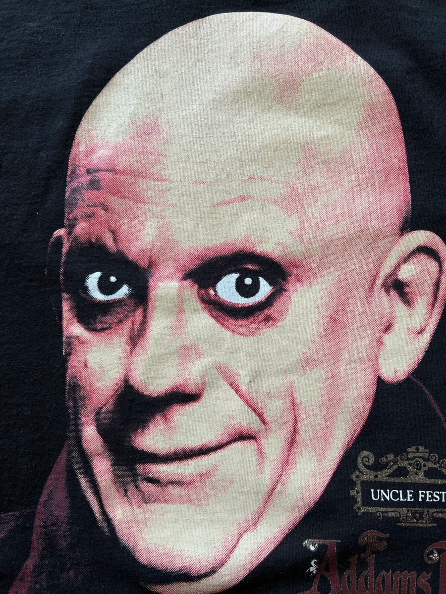 Vintage VTG Rare 1991 Addams Family Movie Uncle Fester T shirt