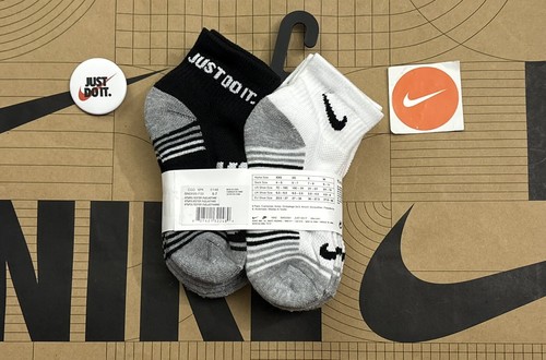 Nike JDI Kids Dri-fit Cushioned ankle Socks - 6 pack - Youth XS Shoe Size 10C-3Y - Picture 5 of 8
