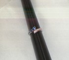 New Stars & Stripes Silvertone Enamel Wrap Adjustable Ring Size 8 — photo 4