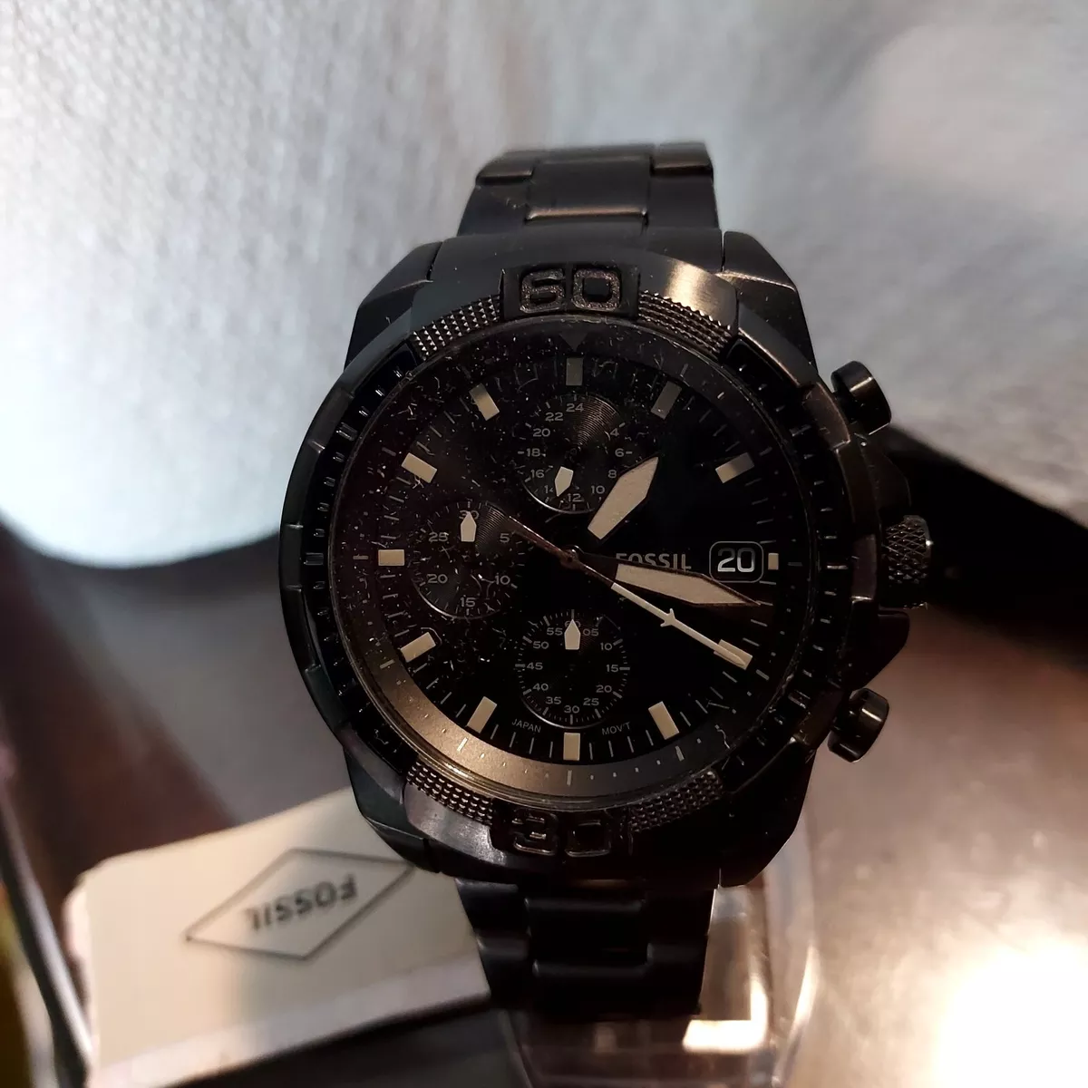 Fossil Bronson Chronograph Quartz Black Dial Men s Watch FS5853 New