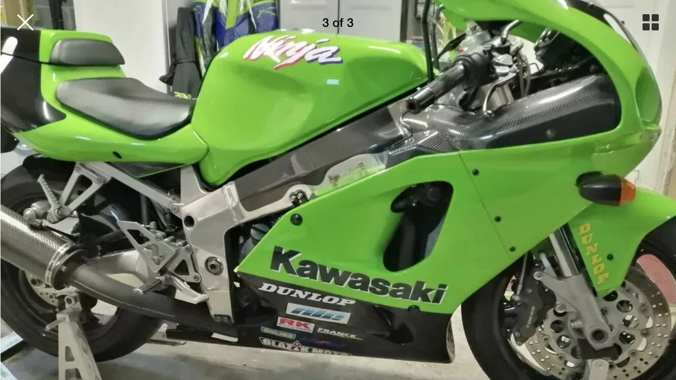 Kawasaki ZX7R Carbon Frame Protectors - Other Motorcycle